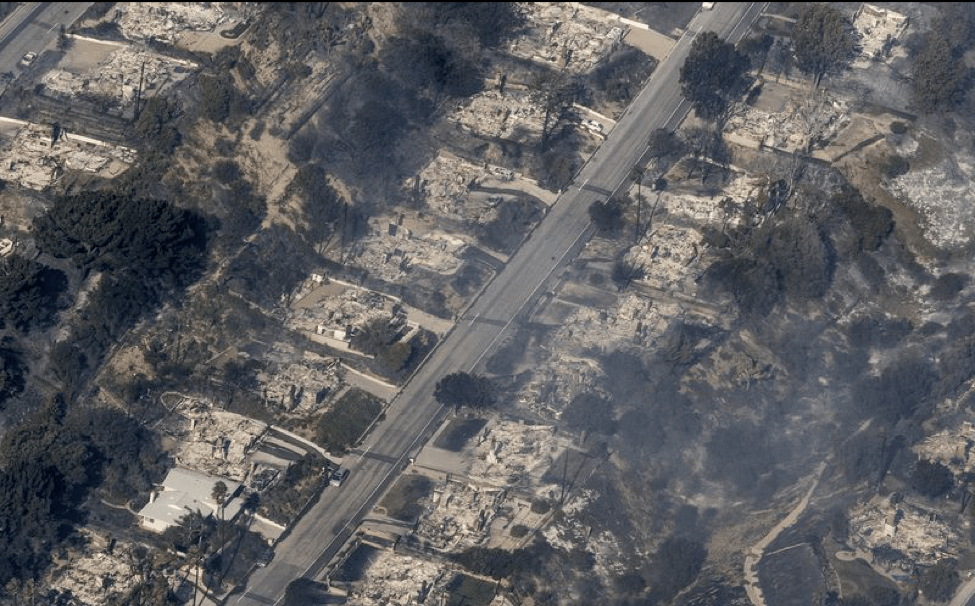 Neighborhood Destroyed by Thomas Fire